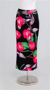 N by Nancy A1790 Floral Print Scuba Skirt